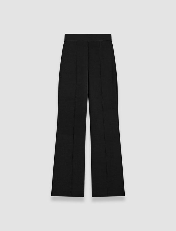 joseph Milano Knit Stretch Trousers Black