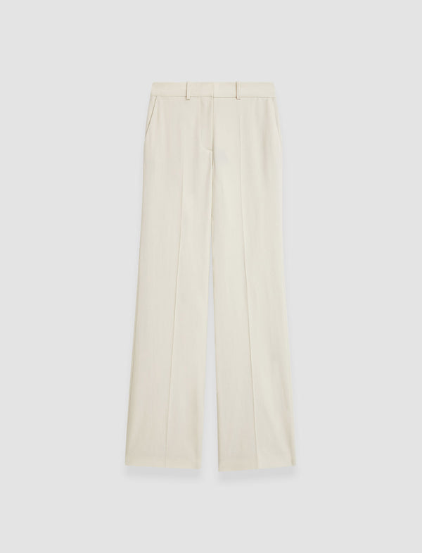 joseph Milano Knit Stretch Trousers Ivory