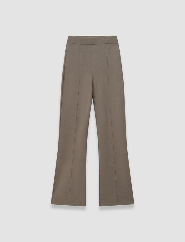 joseph Milano Knit Stretch Trousers Mushroom