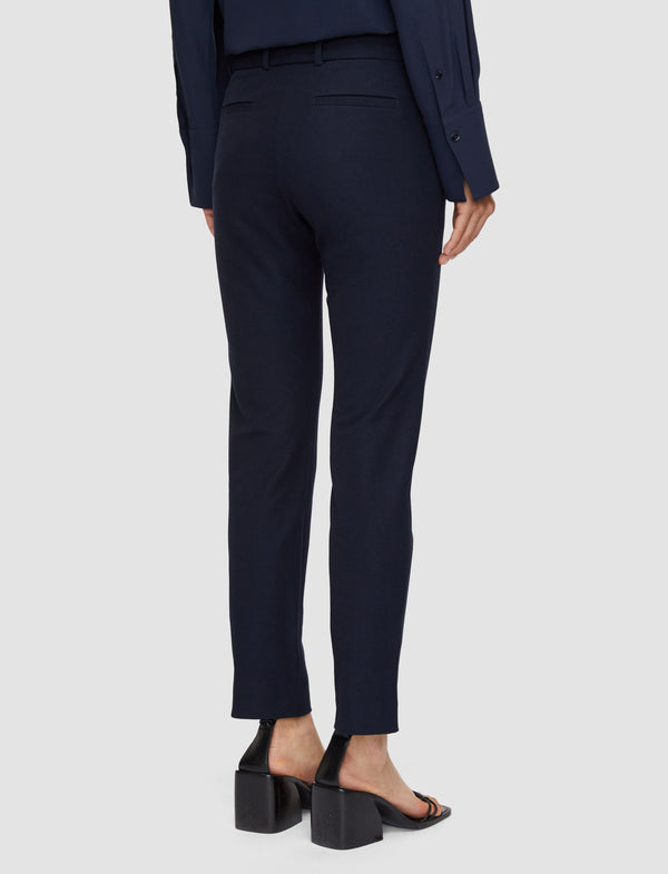 Joseph New Eliston Gabardine Stretch Trousers Navy