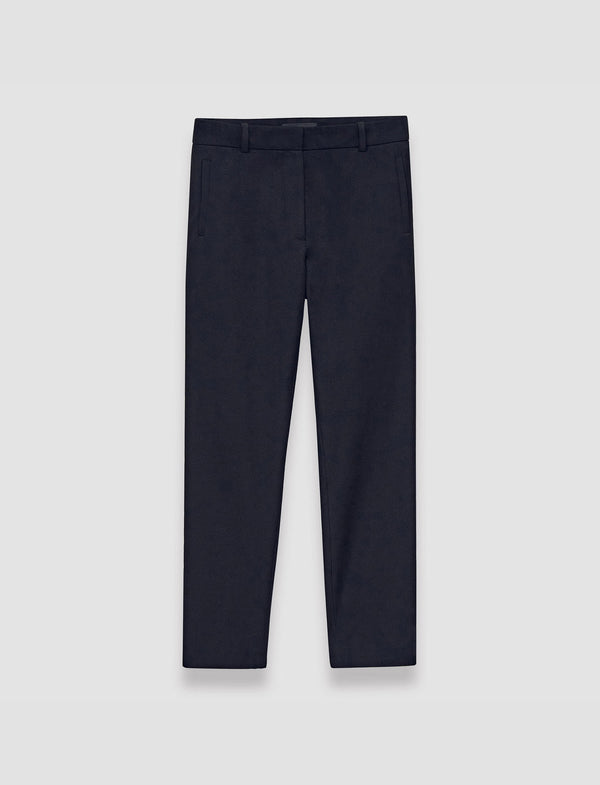 joseph New Eliston Gabardine Stretch Trousers Navy