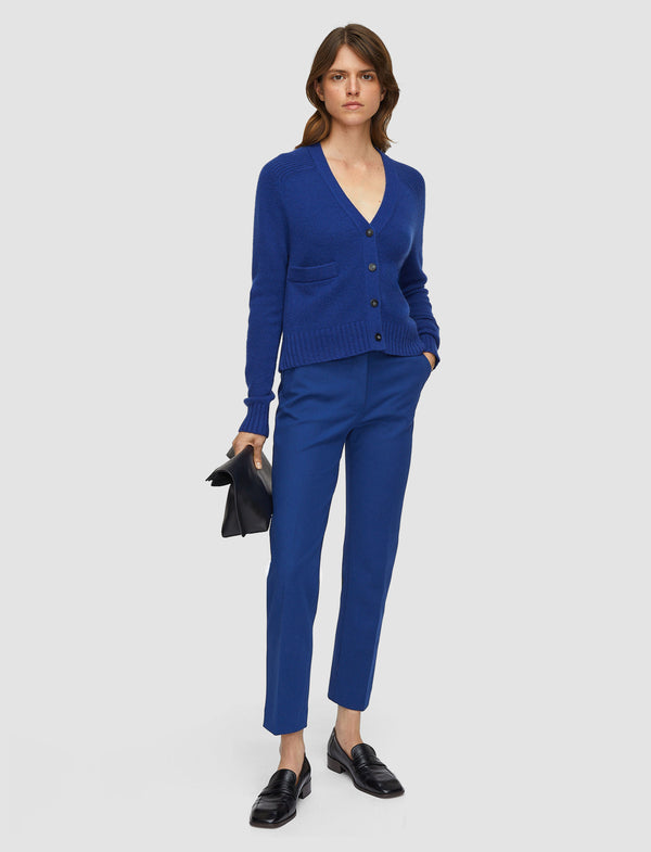 Joseph Open Cashmere Cardigan Cobalt