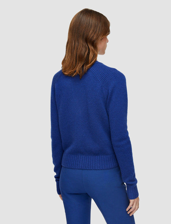 Joseph Open Cashmere Cardigan Cobalt