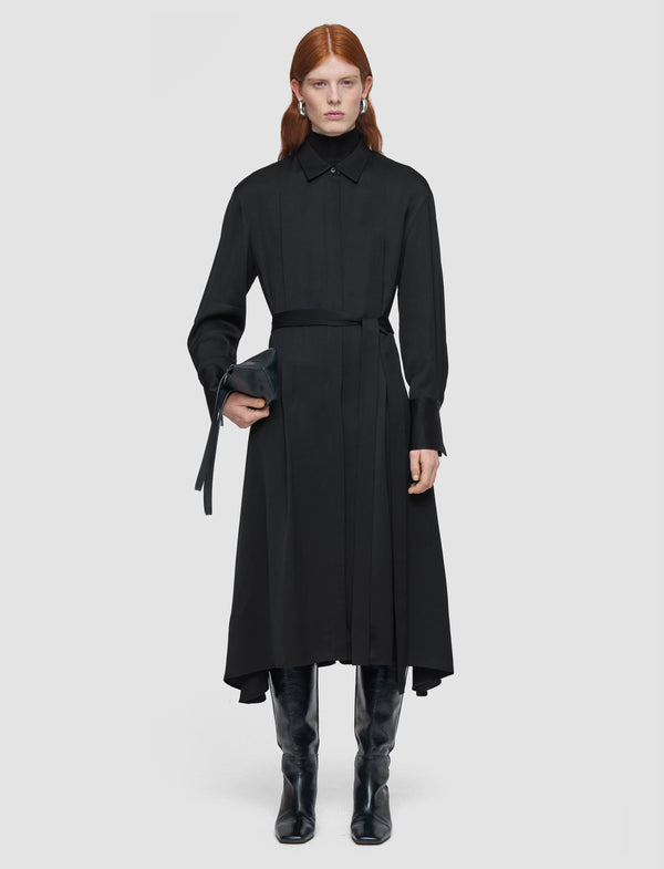 Joseph Orlan Light Crepe Dress Black