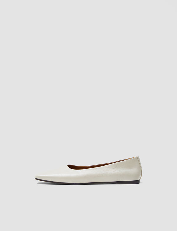 joseph Patent Leather Ballerinas Affogato