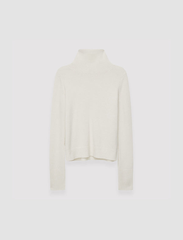 joseph Pure Cashmere High Neck Jumper Ivory