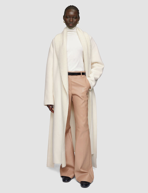 Joseph Rica Double Face Cashmere Coat Ivory