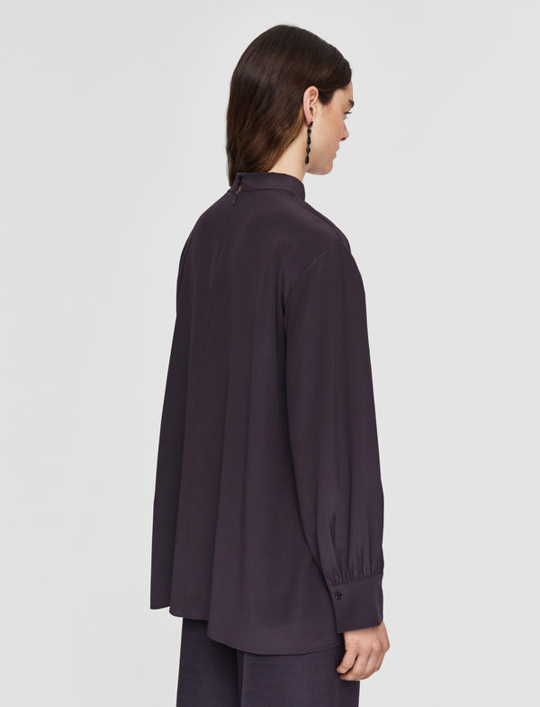 Joseph Rivoli Silk Crepe De Chine Blouse Aurora