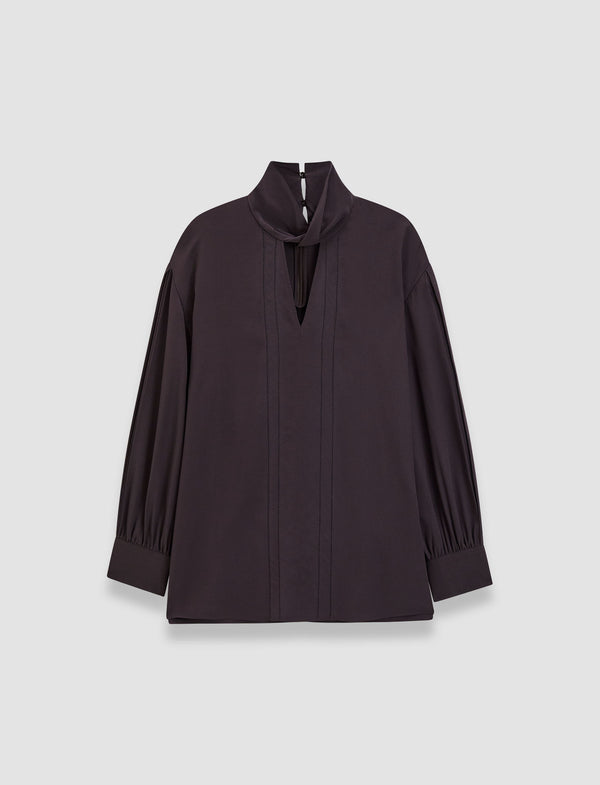 joseph Rivoli Silk Crepe de Chine Blouse Aurora