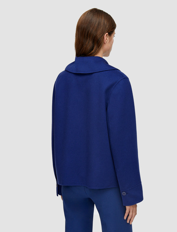 Joseph Rollet Light Double Face Wool Jacket Cobalt
