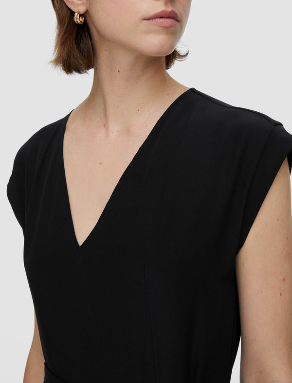 Joseph Silk Crepe De Chine Goodman Dress Black