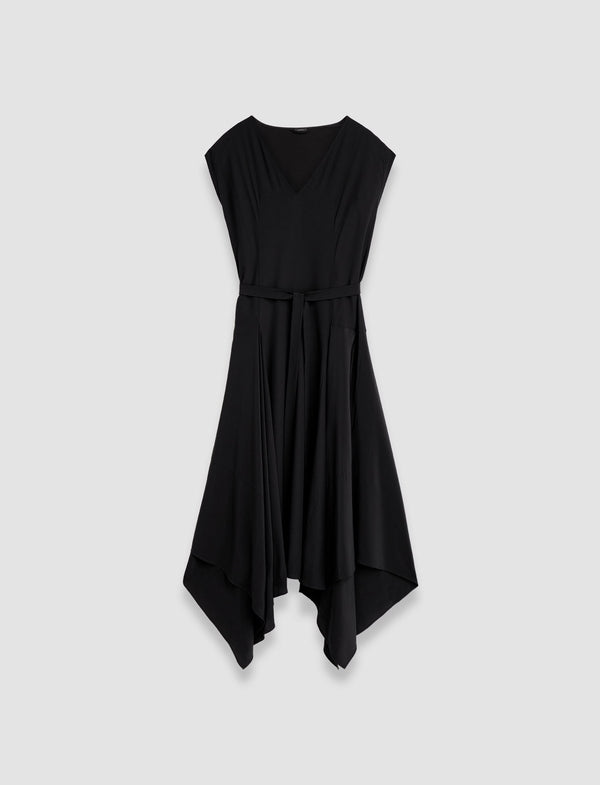 joseph Silk Crepe de Chine Goodman Dress Black