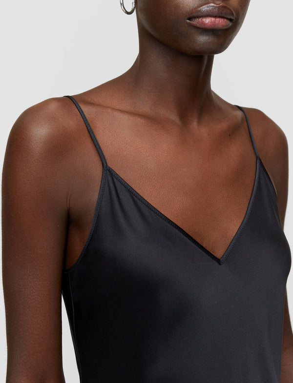 Joseph Silk Satin Clea Dress Black