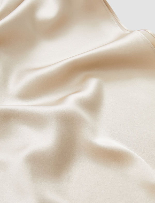 Joseph Silk Satin Scarf Quail