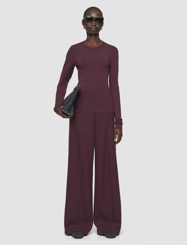 Joseph Silk Stretch Top Maraschino