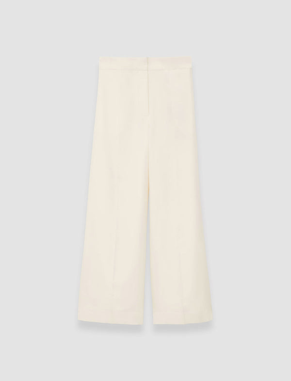 joseph Soft Cotton Silk Thurlow Trousers Ivory