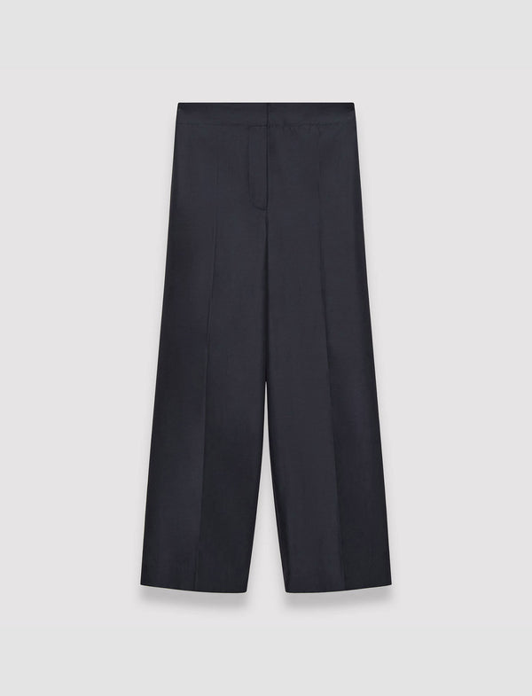 joseph Soft Cotton Silk Thurlow Trousers Navy