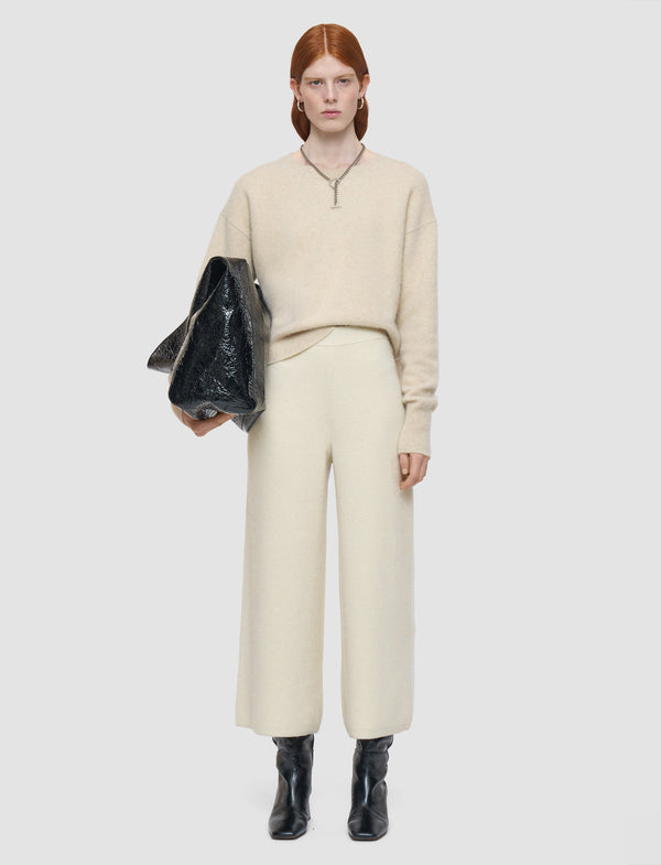 Joseph Soft Merino Wool Culottes Affogato