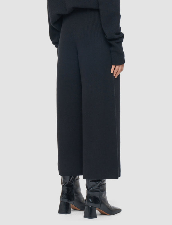Joseph Soft Merino Wool Culottes Black