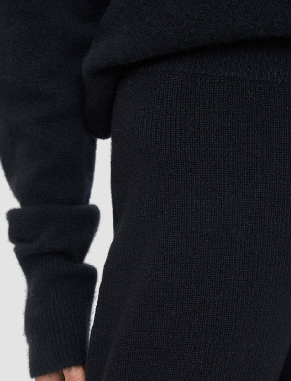 Joseph Soft Merino Wool Culottes Black