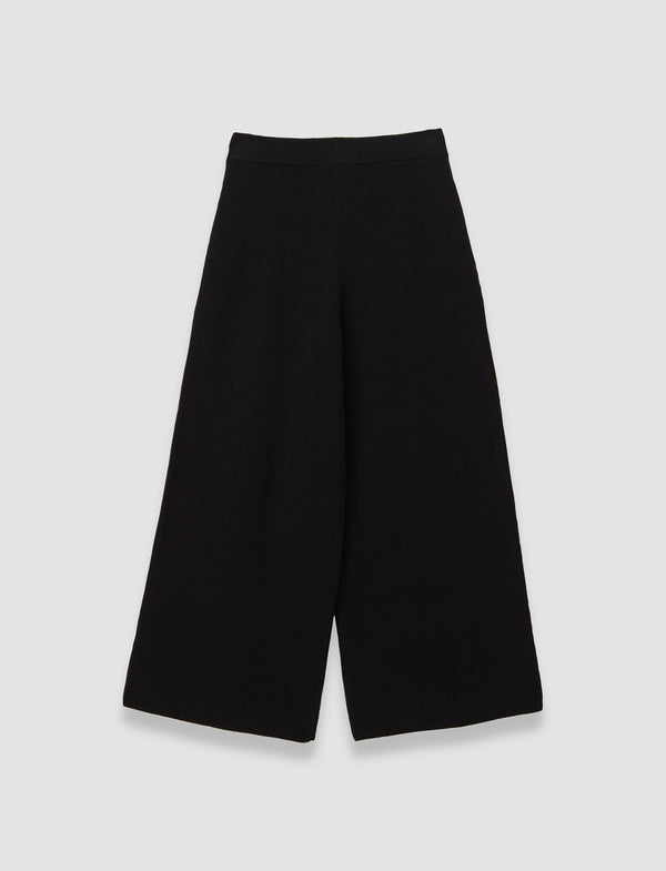 joseph Soft Merino Wool Culottes Black