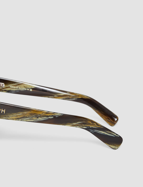 Joseph Square Sunglasses Ebony