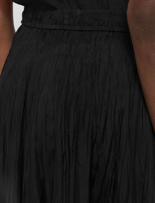 Joseph Sully Habotai Silk Skirt Black