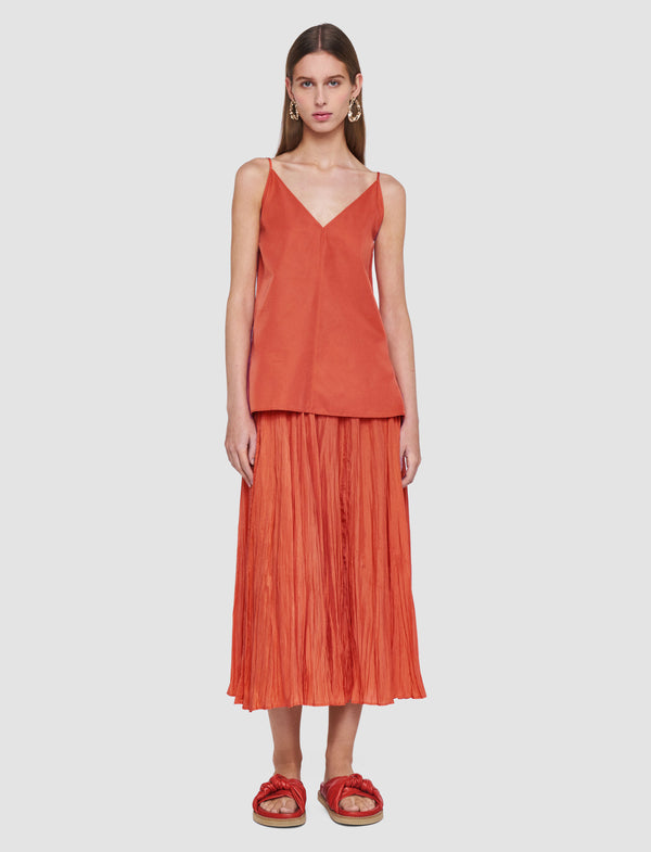 Joseph Sully Habotai Silk Skirt Sundown