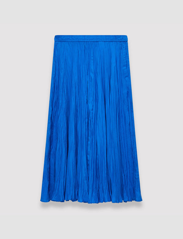 joseph Sully Habotai Silk Skirt Ultramarine