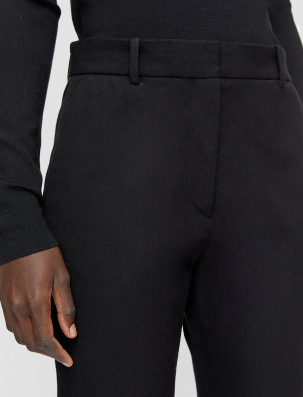 Joseph Tafira Gabardine Stretch Trousers Black