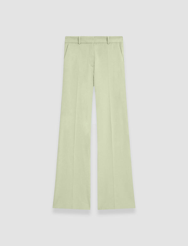 joseph Tafira Gabardine Stretch Trousers Matcha