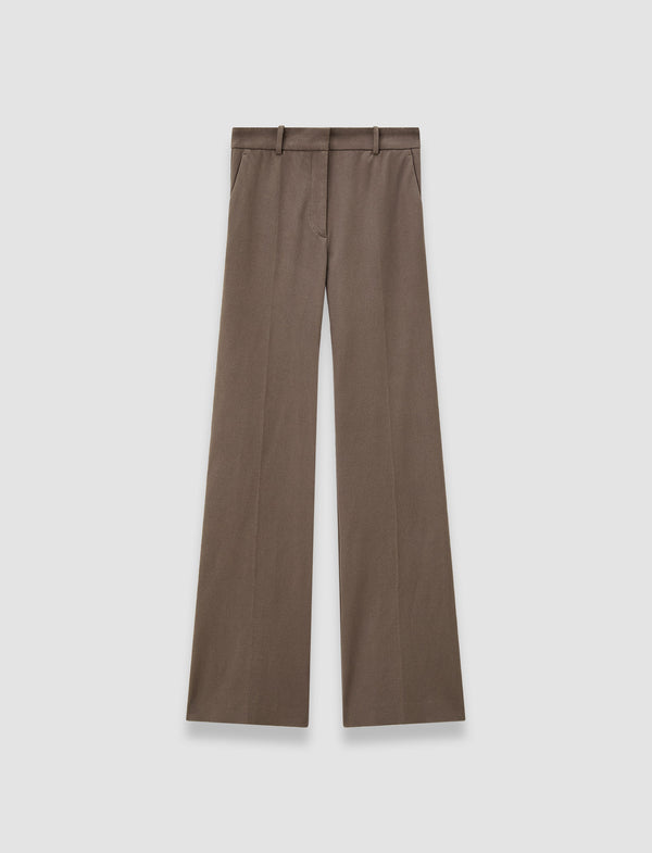joseph Tafira Gabardine Stretch Trousers Mushroom