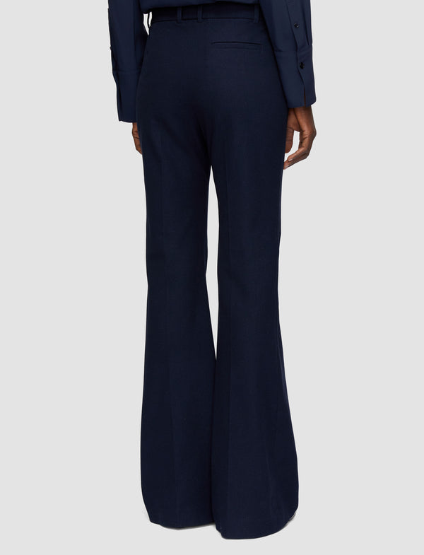 Joseph Tafira Gabardine Stretch Trousers Navy