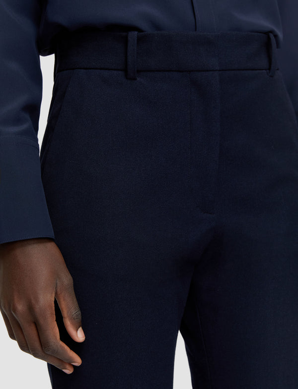 Joseph Tafira Gabardine Stretch Trousers Navy