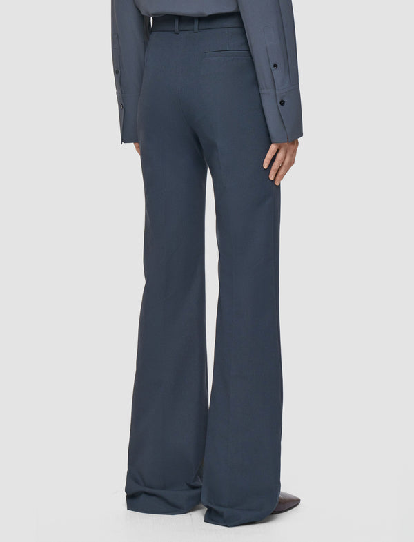 Joseph Tafira Gabardine Stretch Trousers Smoke