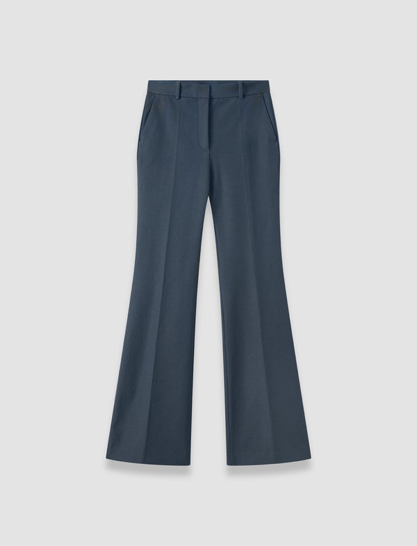 joseph Tafira Gabardine Stretch Trousers Smoke