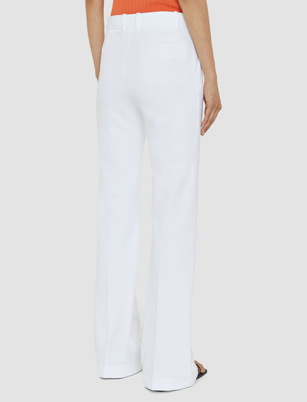 Joseph Tafira Gabardine Stretch Trousers White