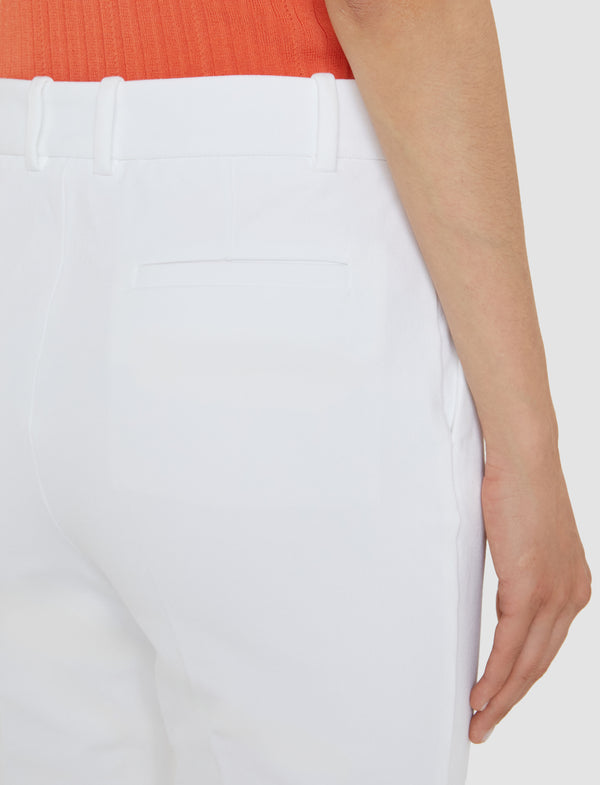 Joseph Tafira Gabardine Stretch Trousers White