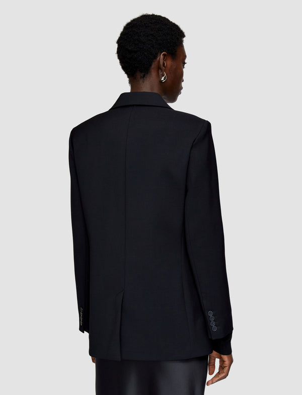 Joseph Tailoring Wool Stretch Jackie Jacket Black