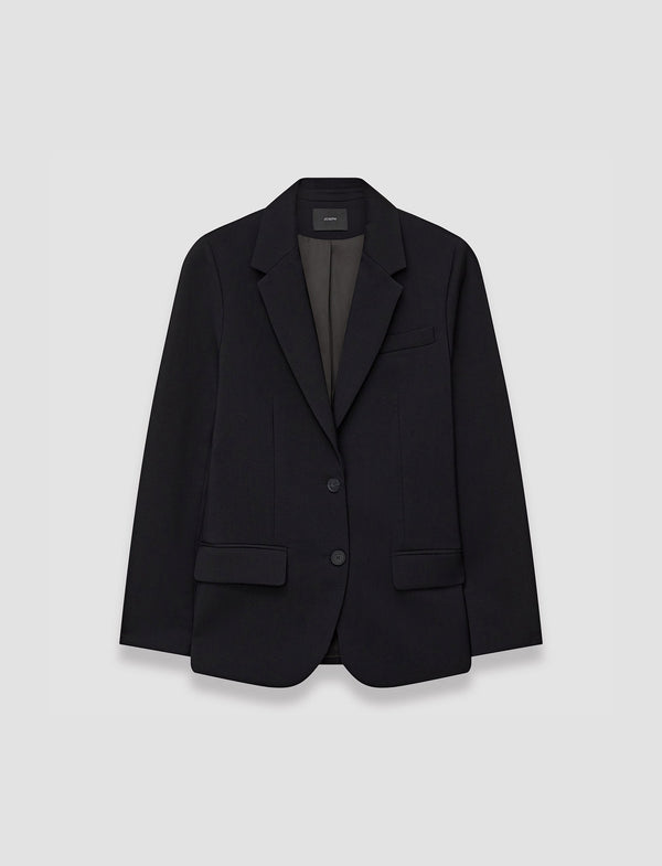 joseph Tailoring Wool Stretch Jackie Jacket Black