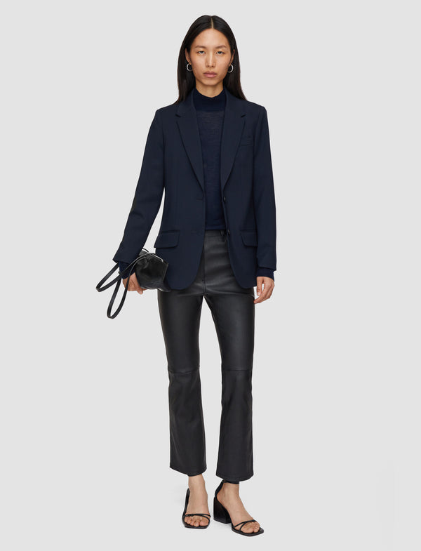 Joseph Tailoring Wool Stretch Jackie Jacket Navy
