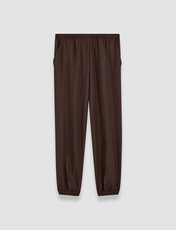 joseph Taio Soft Cotton Silk Trousers Ebony