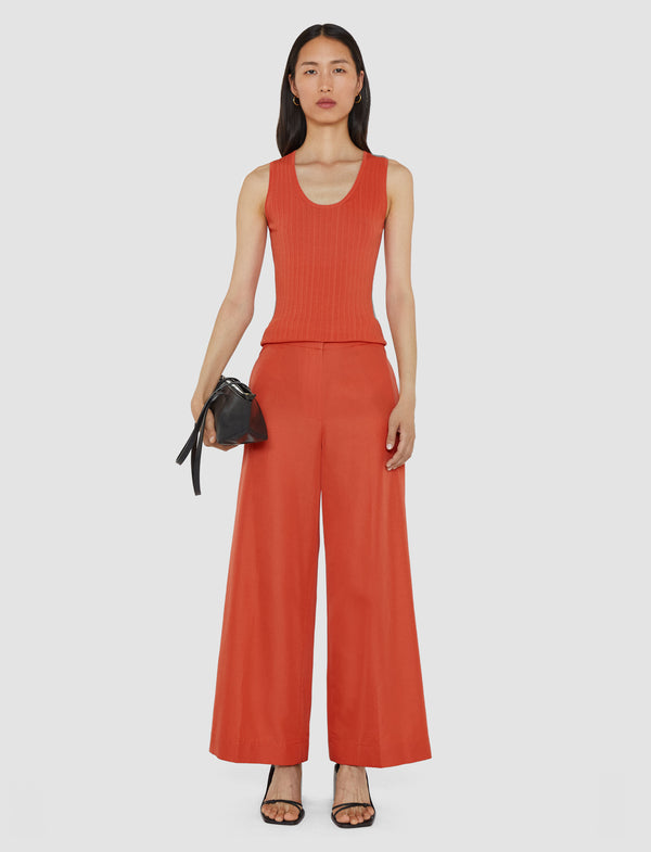 Joseph Thurlow Soft Cotton Silk Trousers Sundown