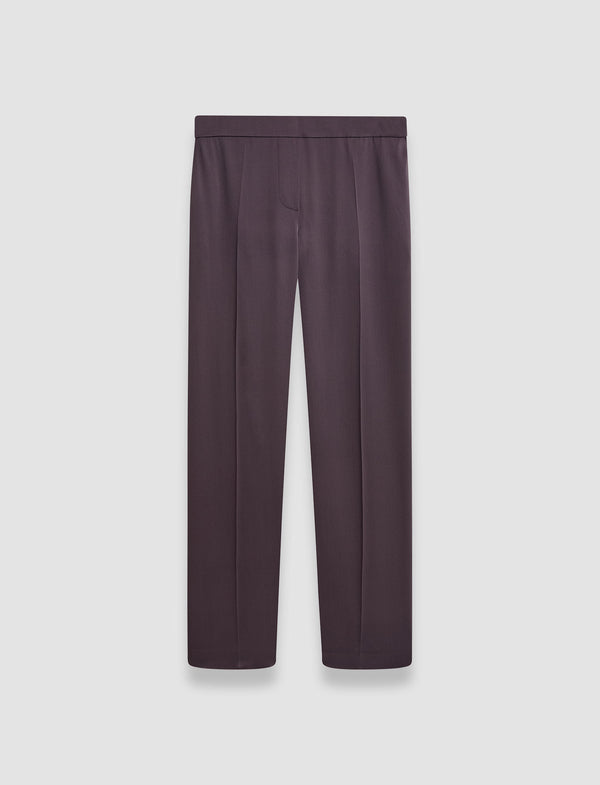 joseph Tova Silk Satin Trousers Aurora