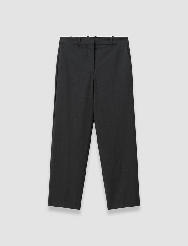 joseph Trina Light Wool Tailoring Trousers Smoke