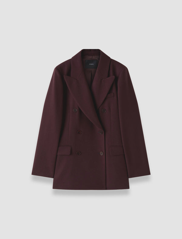 joseph Valery Flannel Wool Jacket Maraschino