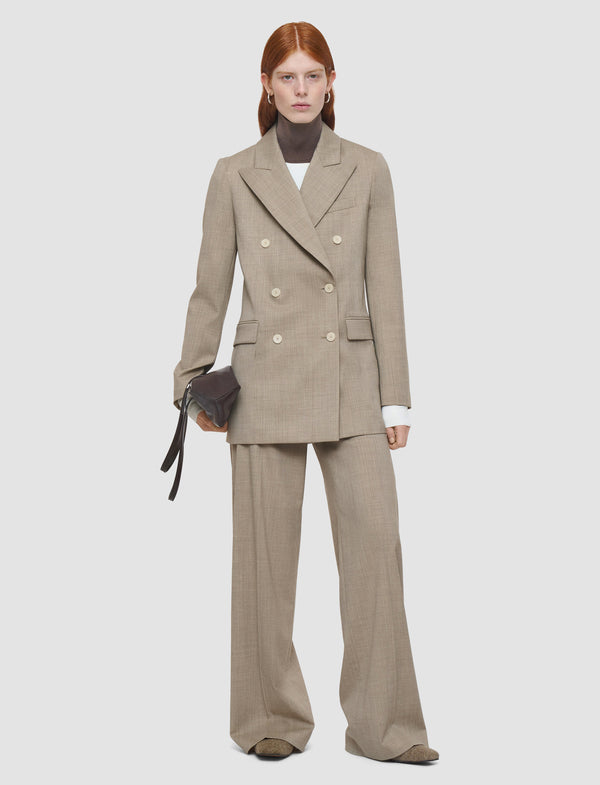 Joseph Valery Melange Wool Jacket Affogato