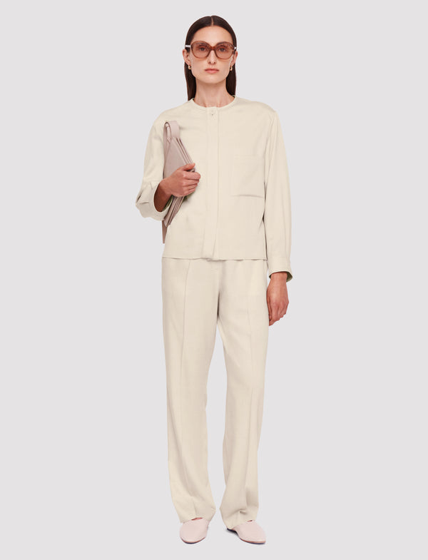 Joseph Vega Soft Viscose Tailoring Shirt Quail