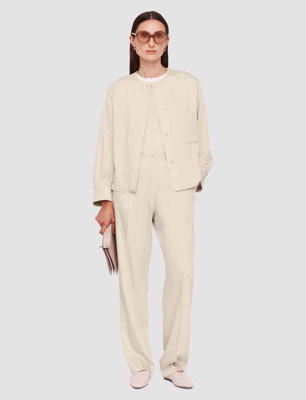 Joseph Vega Soft Viscose Tailoring Shirt Quail