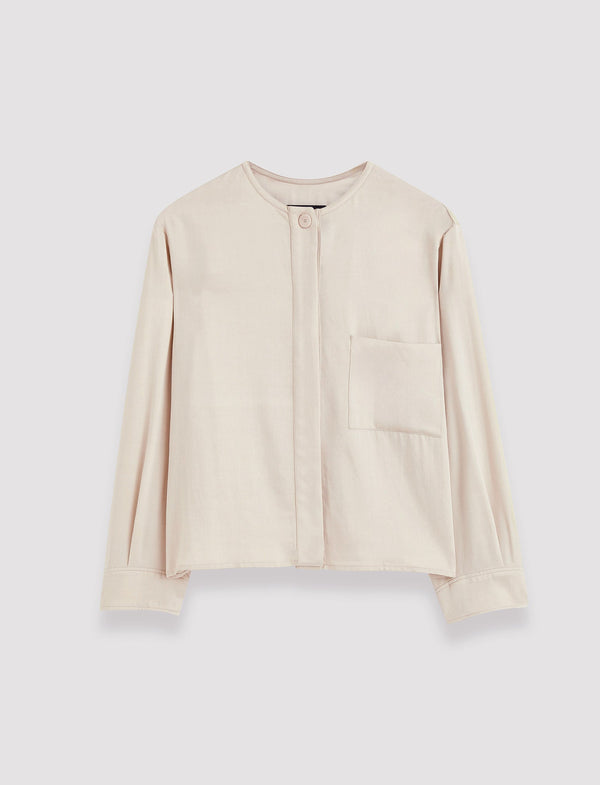 joseph Vega Soft Viscose Tailoring Shirt Quail